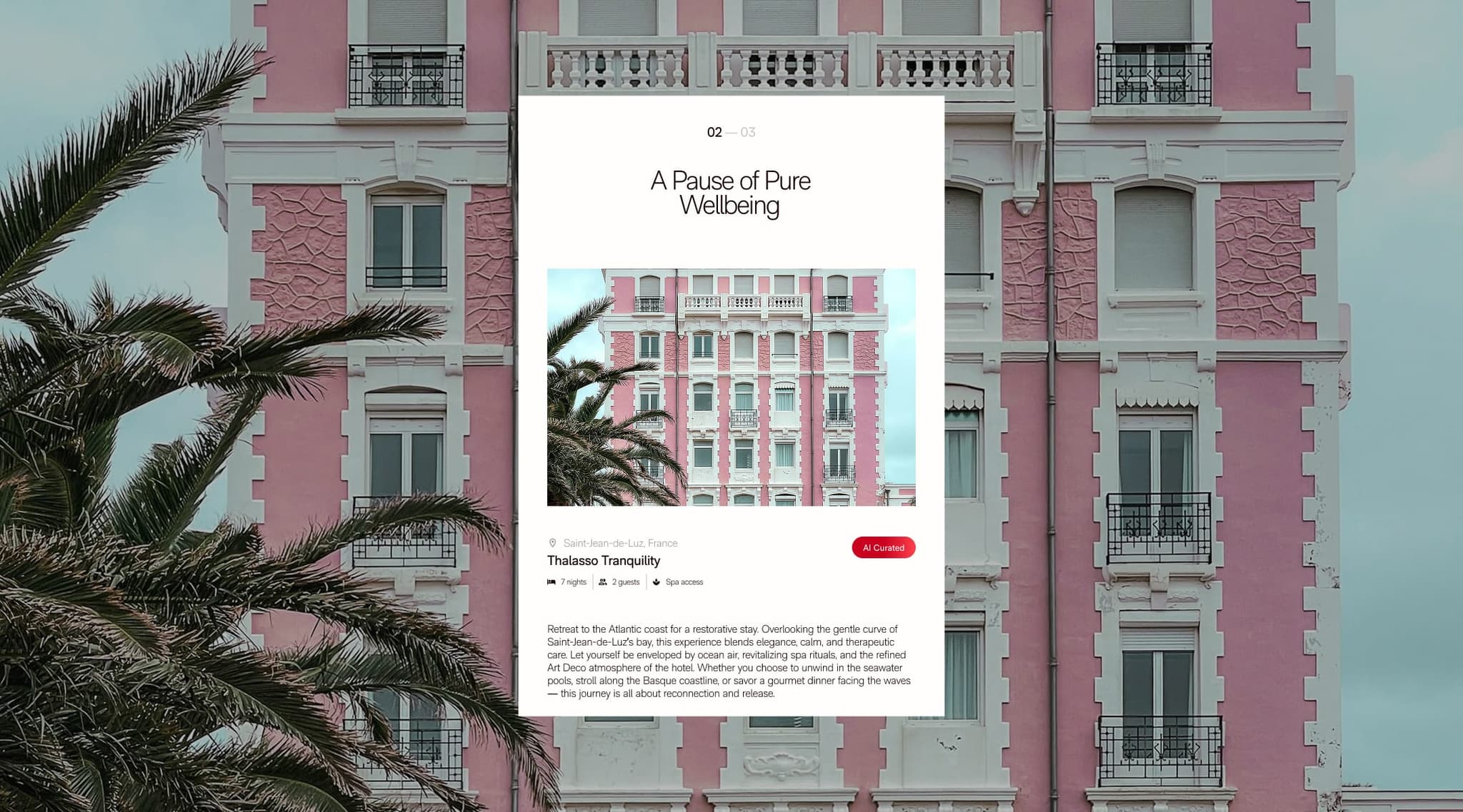Maestro IA, site et identité pour une agence de voyage propulsée à l'IA, visuel 5