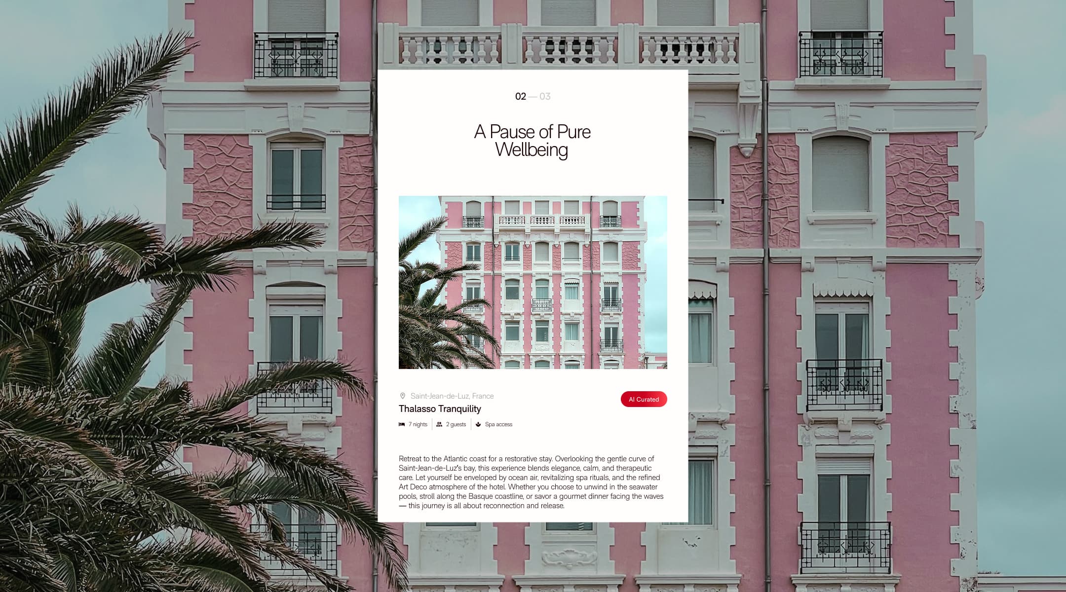 Maestro IA, site et identité pour une agence de voyage propulsée à l'IA, visuel 5