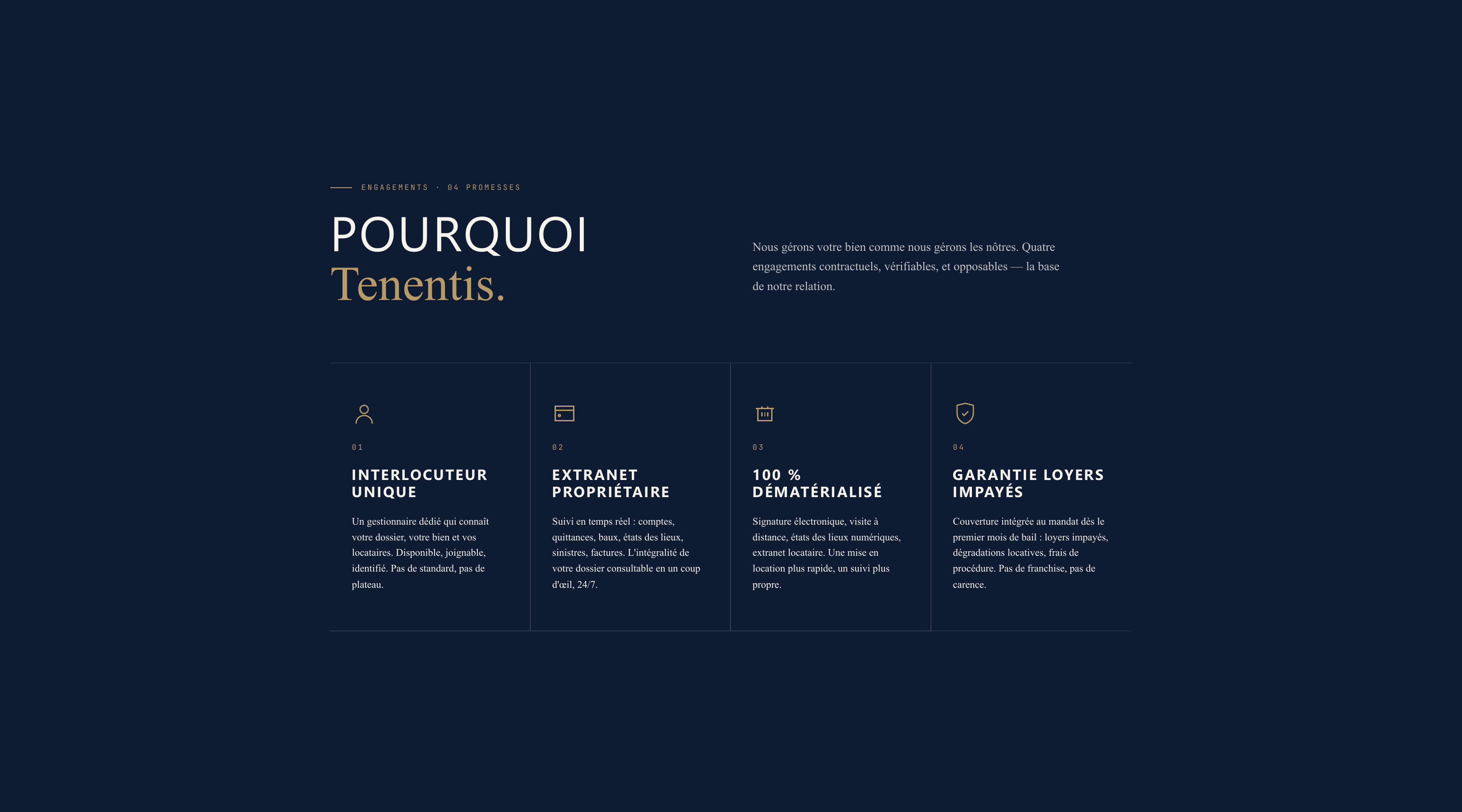 Tenentis Immo, site et identité visuelle pour une agence de gestion locative, visuel 5